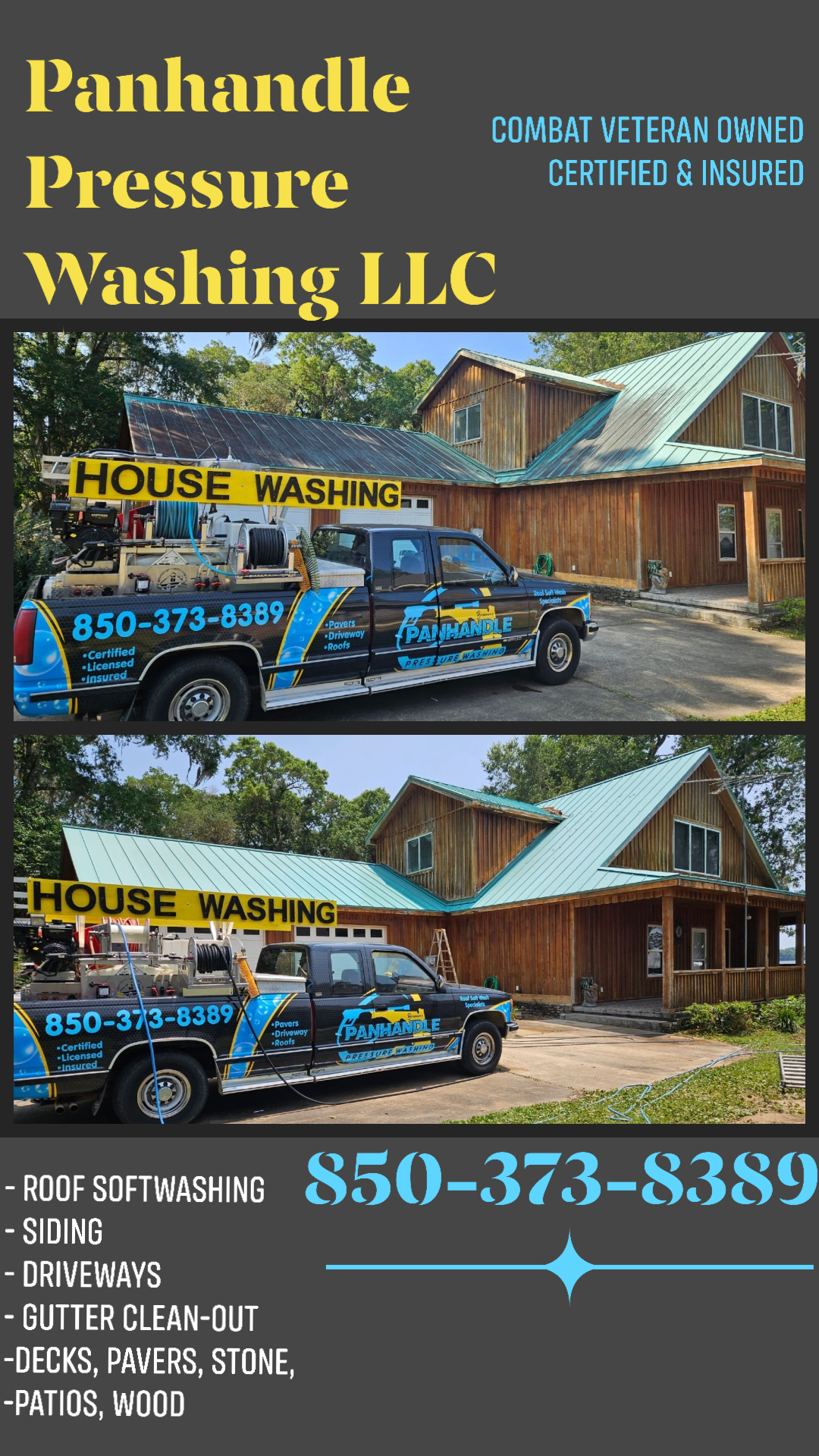 Roof Softwashing in Freeport, FL