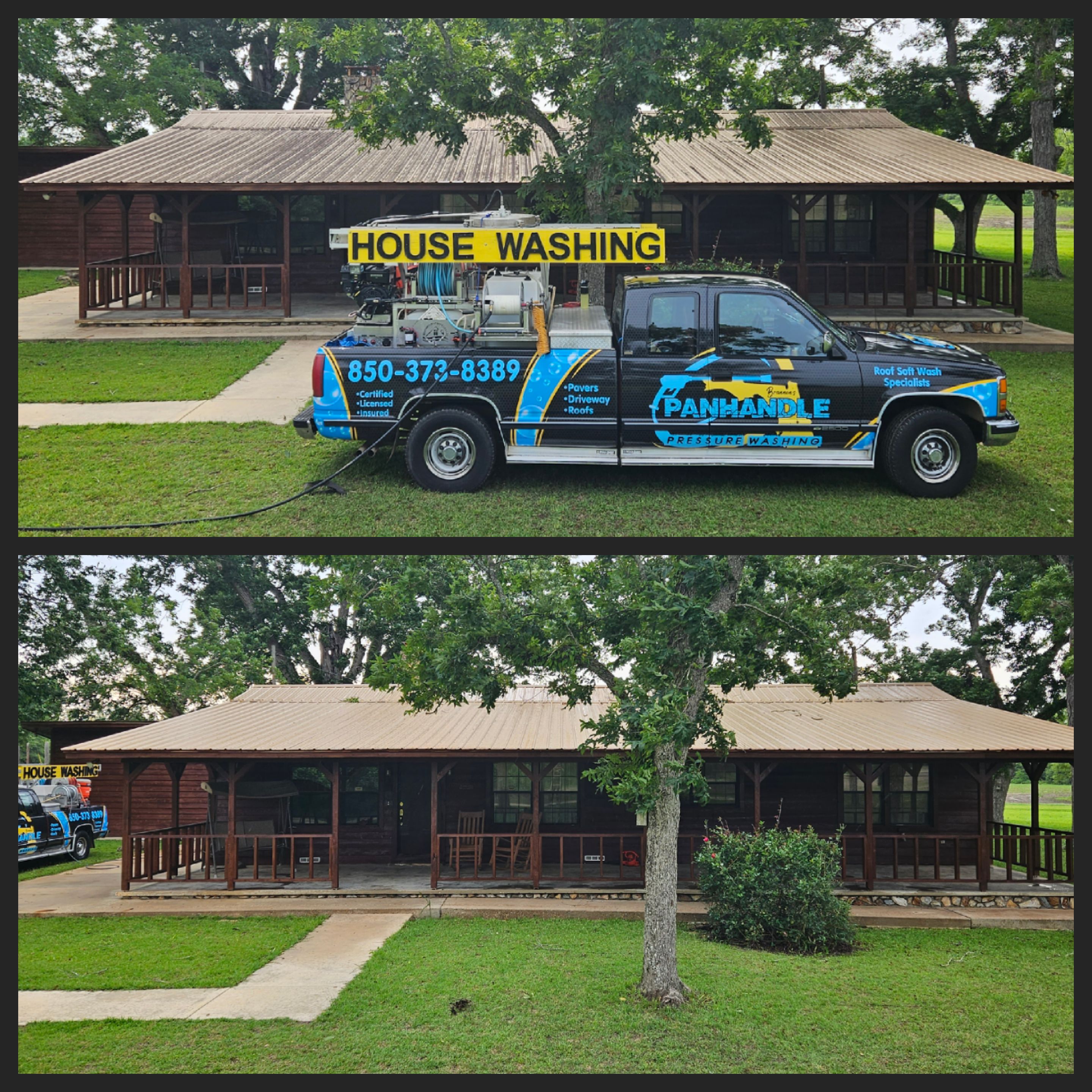 Roof Softwashing in Washington County, FL